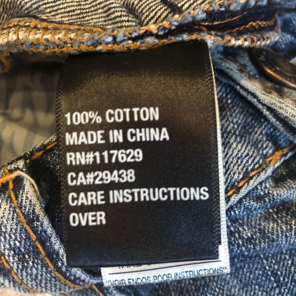 MEK DNM Denim Kroussi Frayed Jean Shorts - Picture 8 of 11